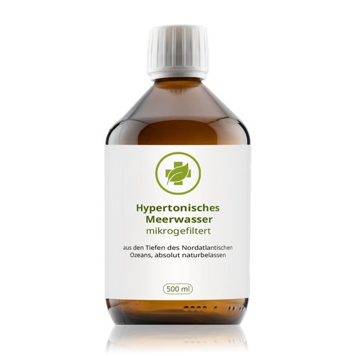 Hypertonisches meerwasser - hypertonisches,