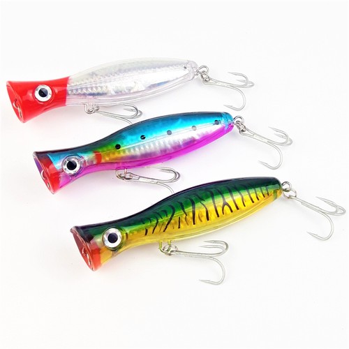 3er set popper bait wobbler - set,